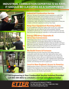 ETTER Service Brochure Page 1